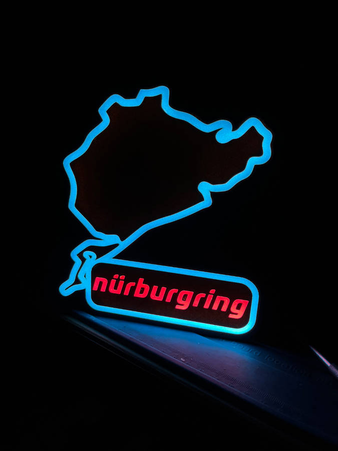 Nrburgring LED Lamp  Illuminated Track Display