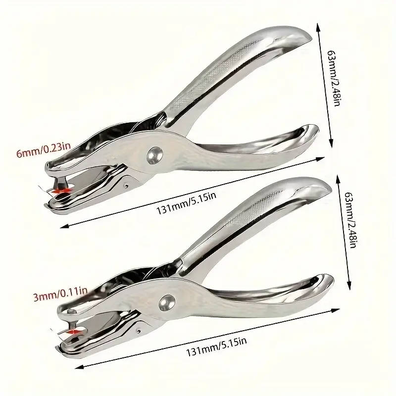 1pc Single Hole Puncher Metal
