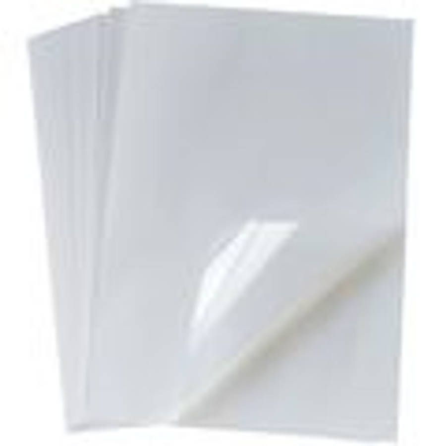 A4 Vinyl Sticker Papers - 10 Sheets - Transparent