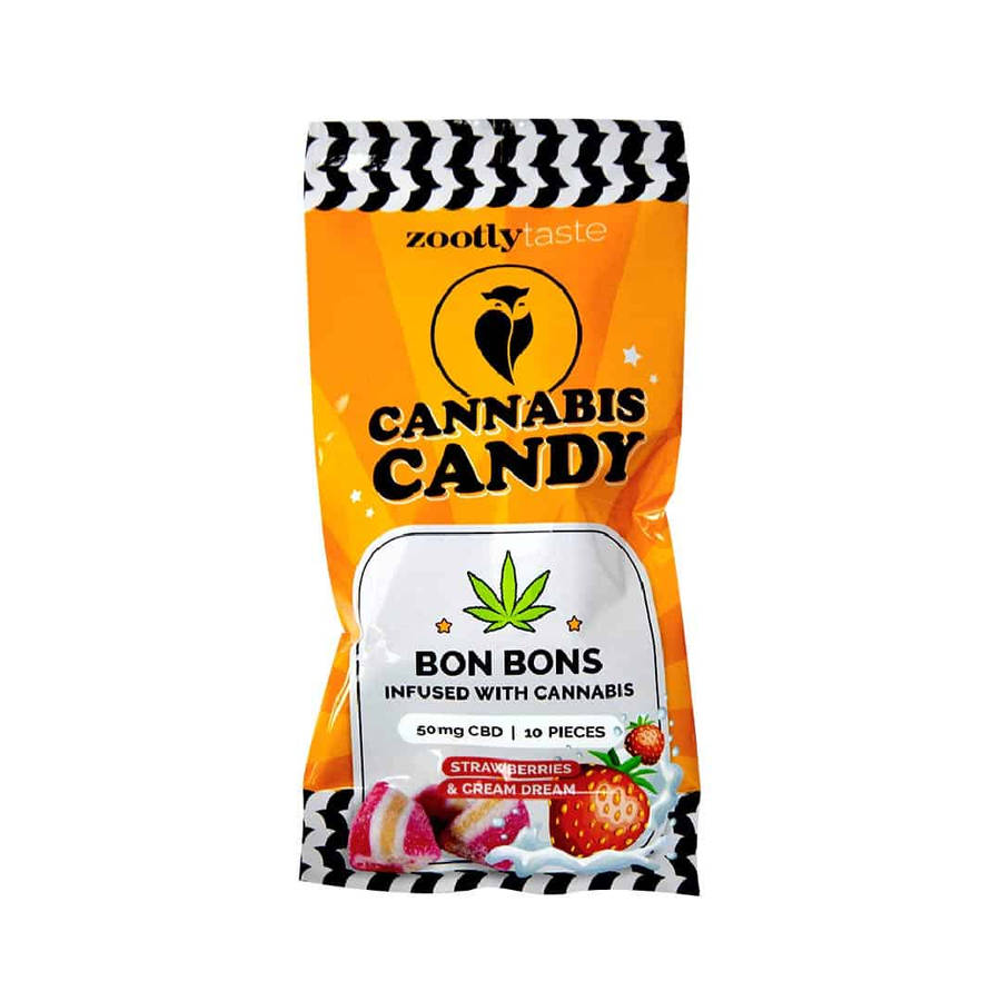 Zootly CBD Bon Bons  Strawberries and Cream Dream 50mg