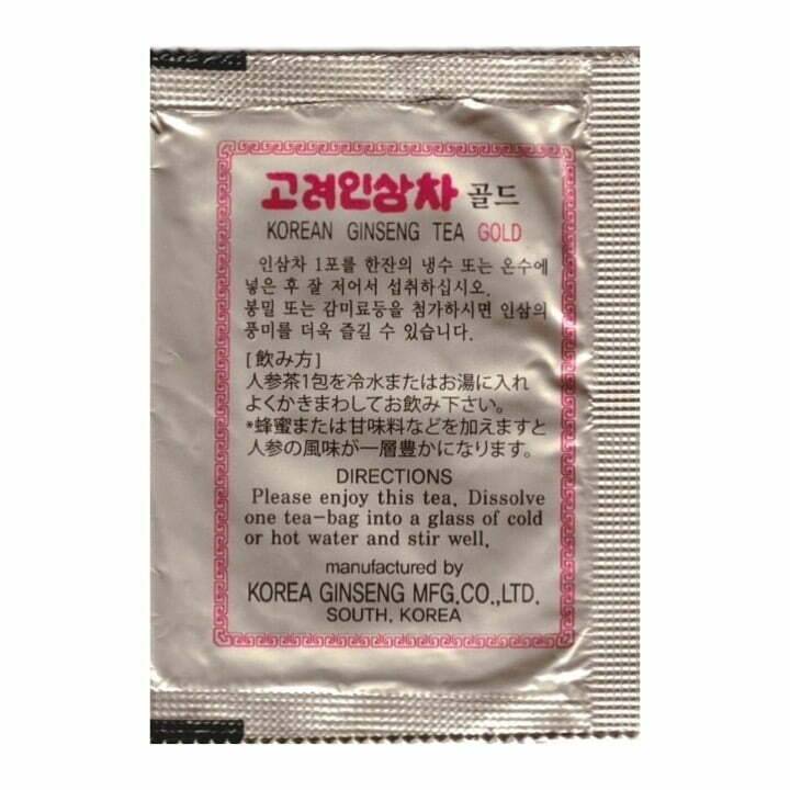Granulated Korean Red Ginseng Tea (100 Sachets) 300g