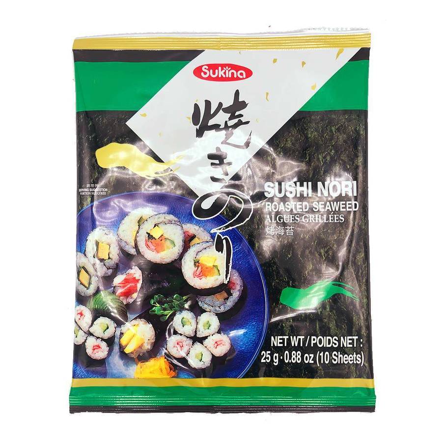Sukina Sushi Nori Roasted Seaweed (10 Sheet) 25g