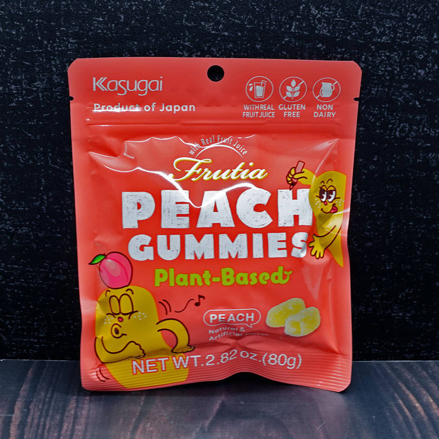 (Kasugai) Peach Gummies - Plant Based - 80 g