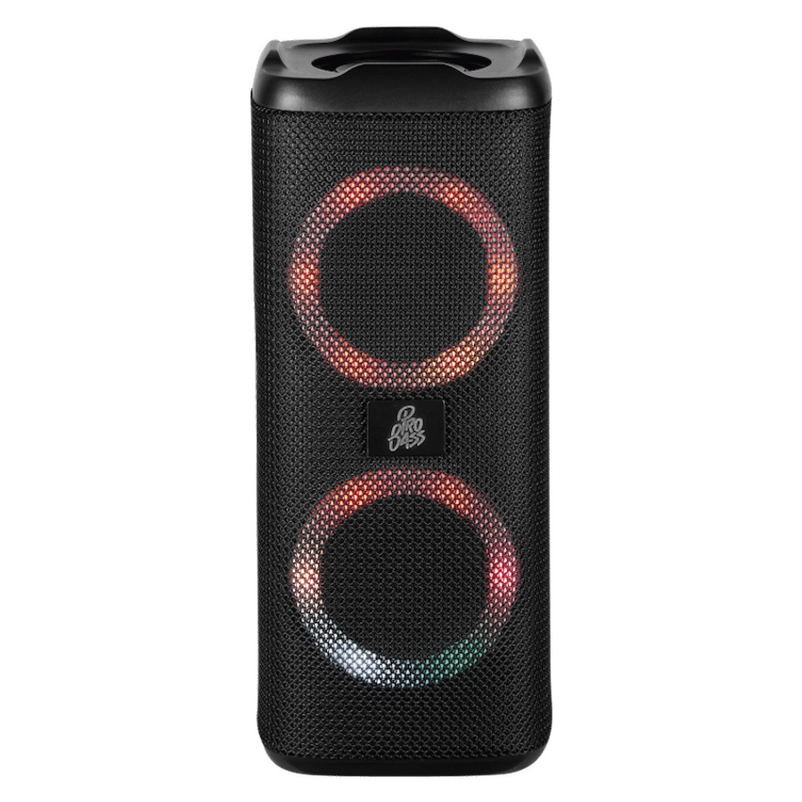 Pro Bass Pulse Box Portable Bluetooth Speaker - Black