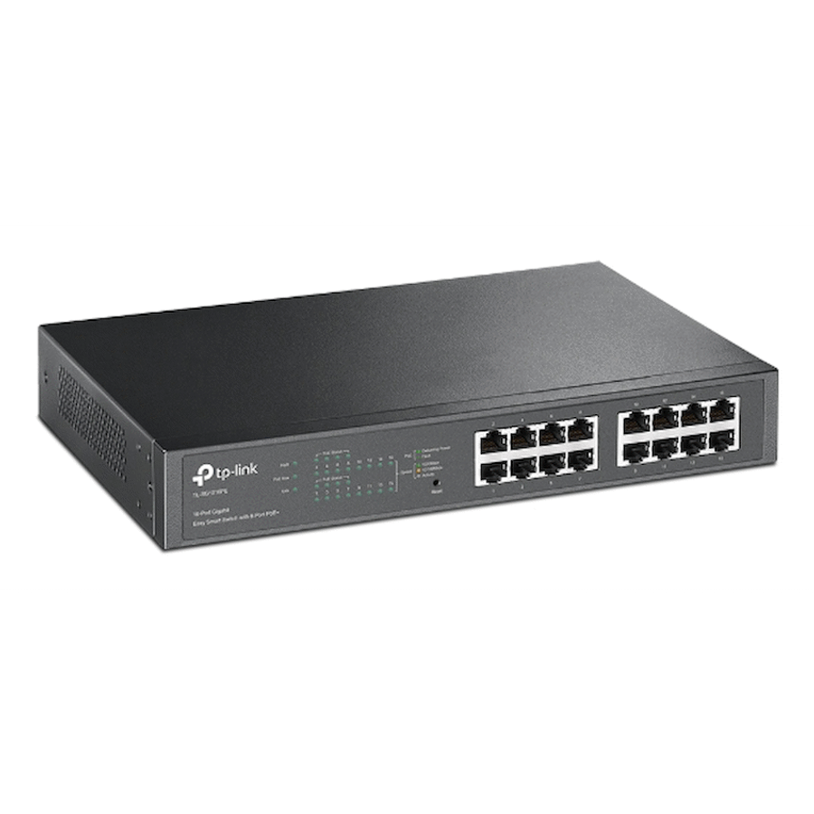 TP-Link TL-SG1016PE 16-Port Gigabit Easy Smart Switch with 8-Port PoE+