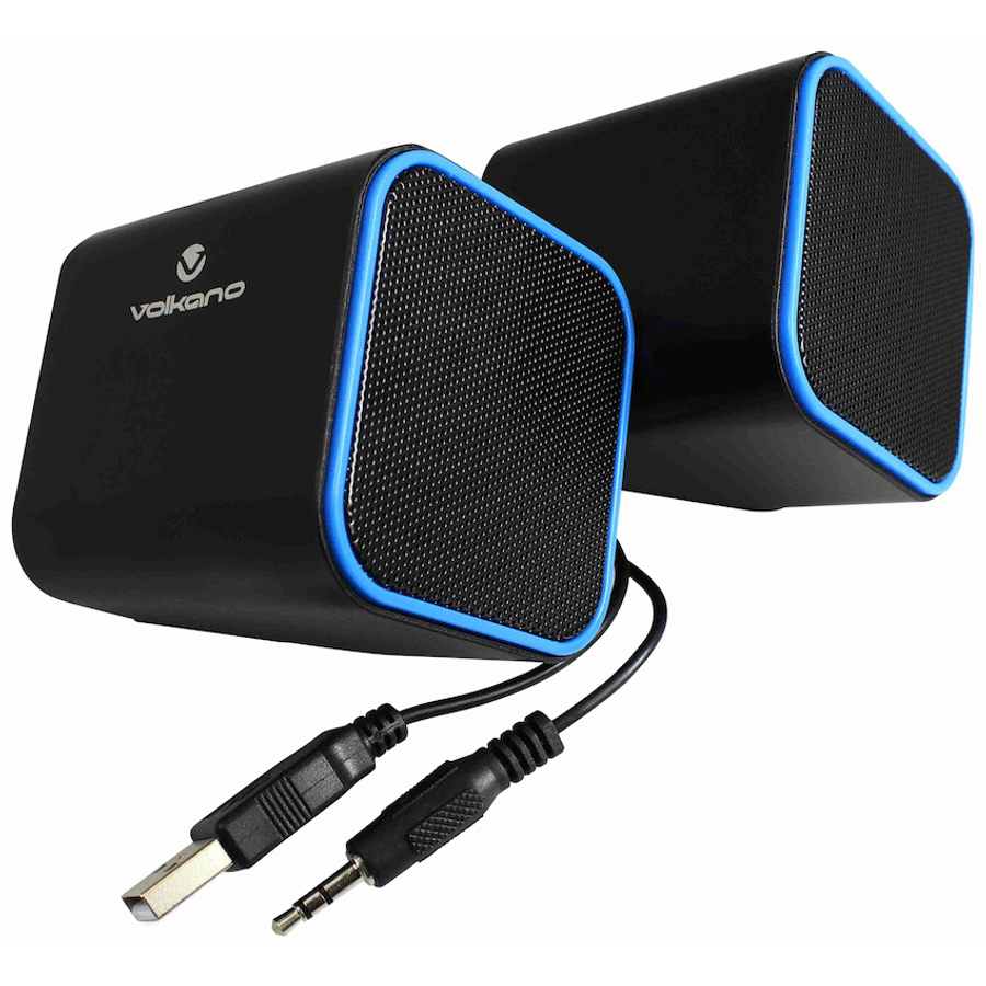 Volkano Diamond Series USB Speaker - Blue
