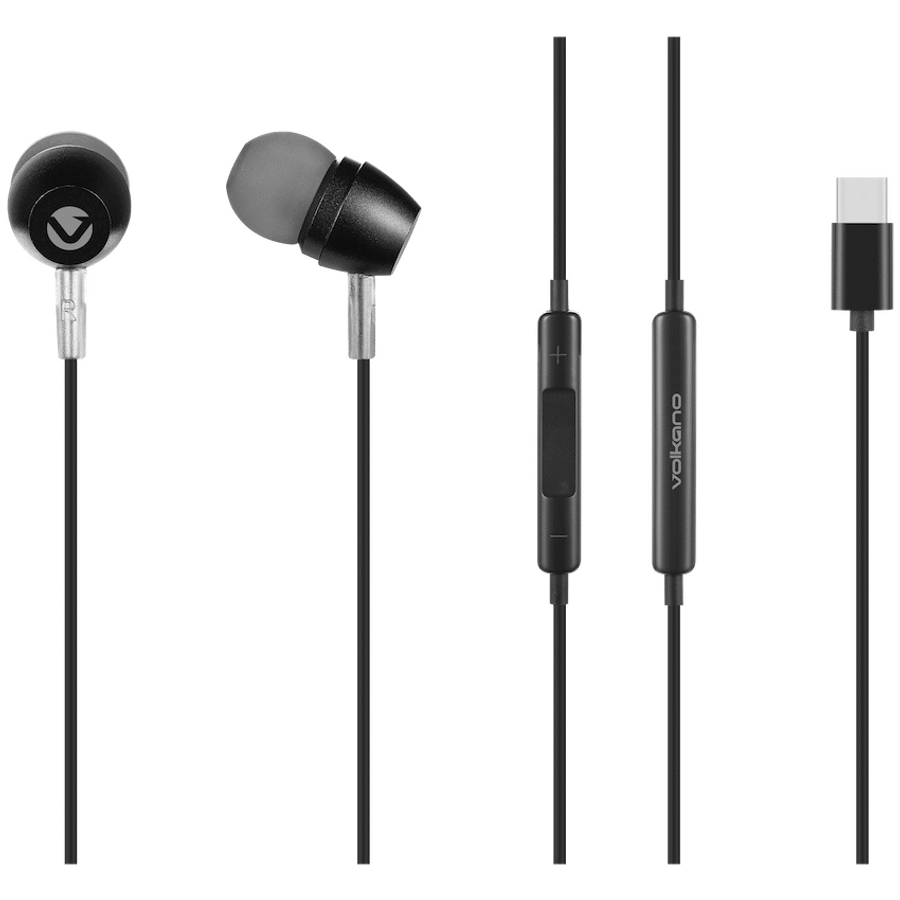 Volkano Prism 3 Series Type-C Earphone - Black