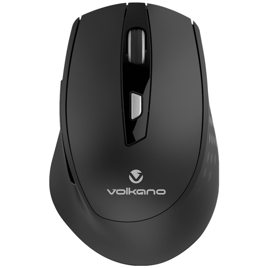 Volkano Chrome Series Wireless Mouse - Black