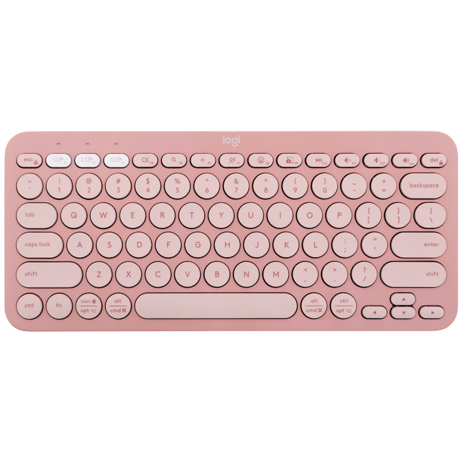 Pebble Keys 2 K380s - Tonal Rose