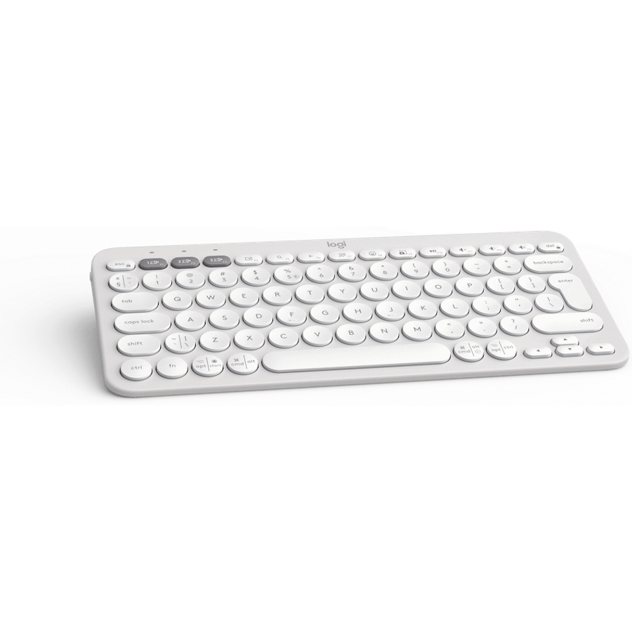 Logitech(R) Pebble Keys 2 K380s - Tonal White
