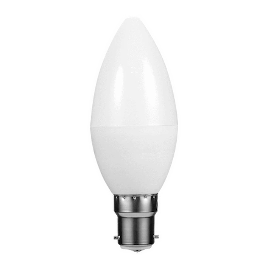 Ellies 5w C37 Residential Candle Stick Bulb B22 WW