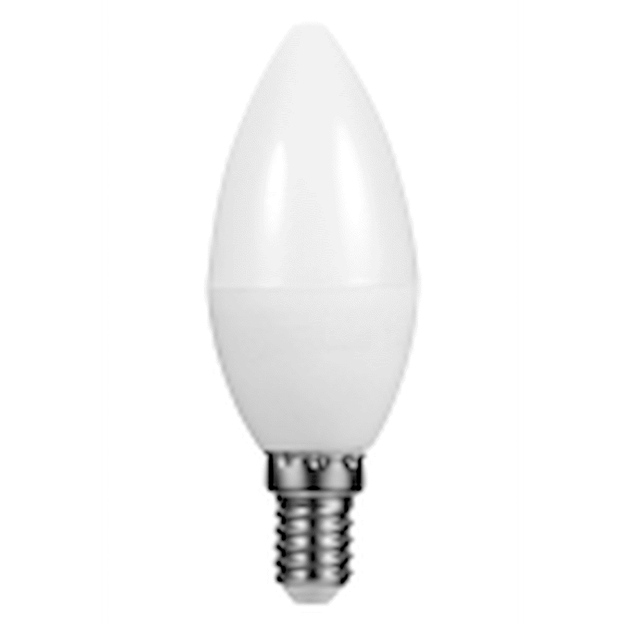 Switched 5w Candle LED Light Bulb E14 - Cool White