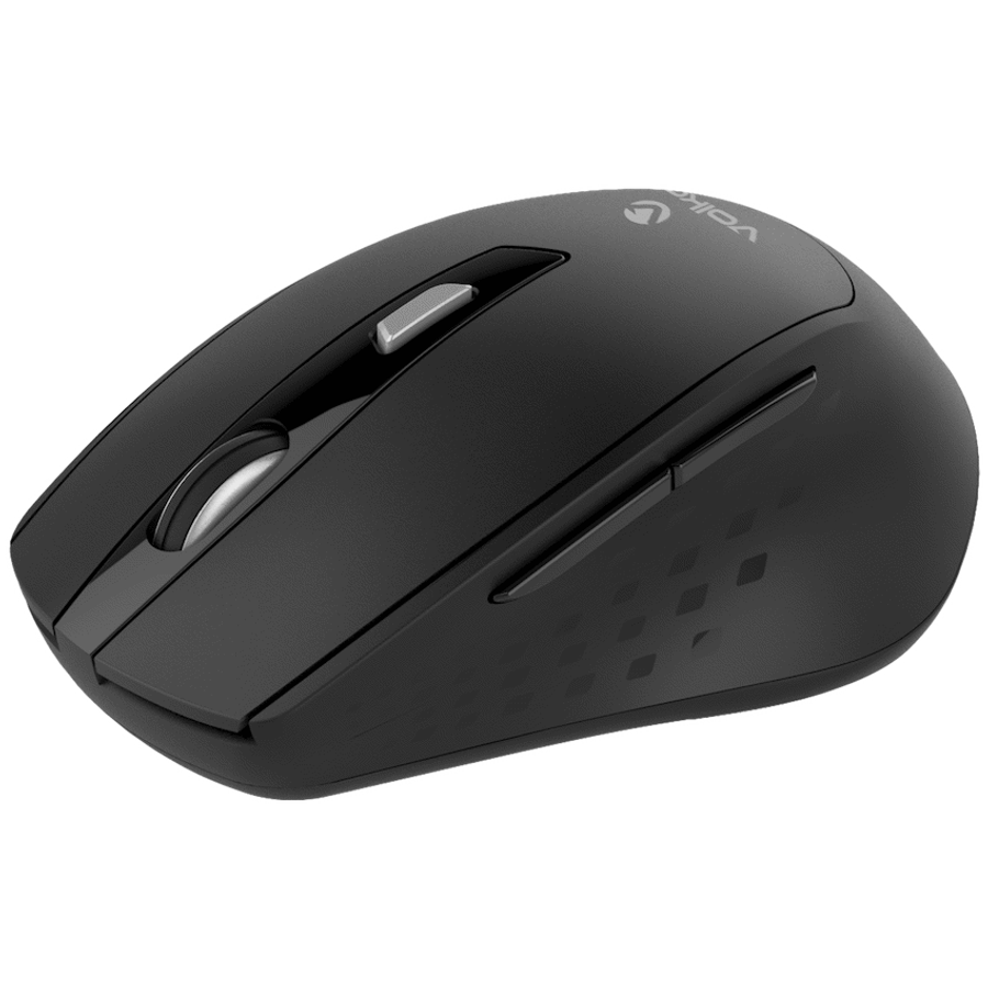 Volkano Chrome Series Wireless Mouse - Black