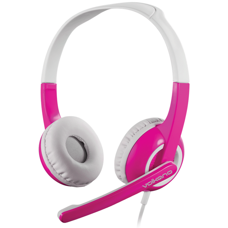 Volkano Kids Chat Junior Series Headset with Mic - Pink