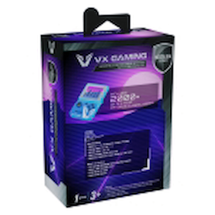 VX Gaming Nostalgia Series Handheld Retro Game Station with 4gb Micro SD - Blue
