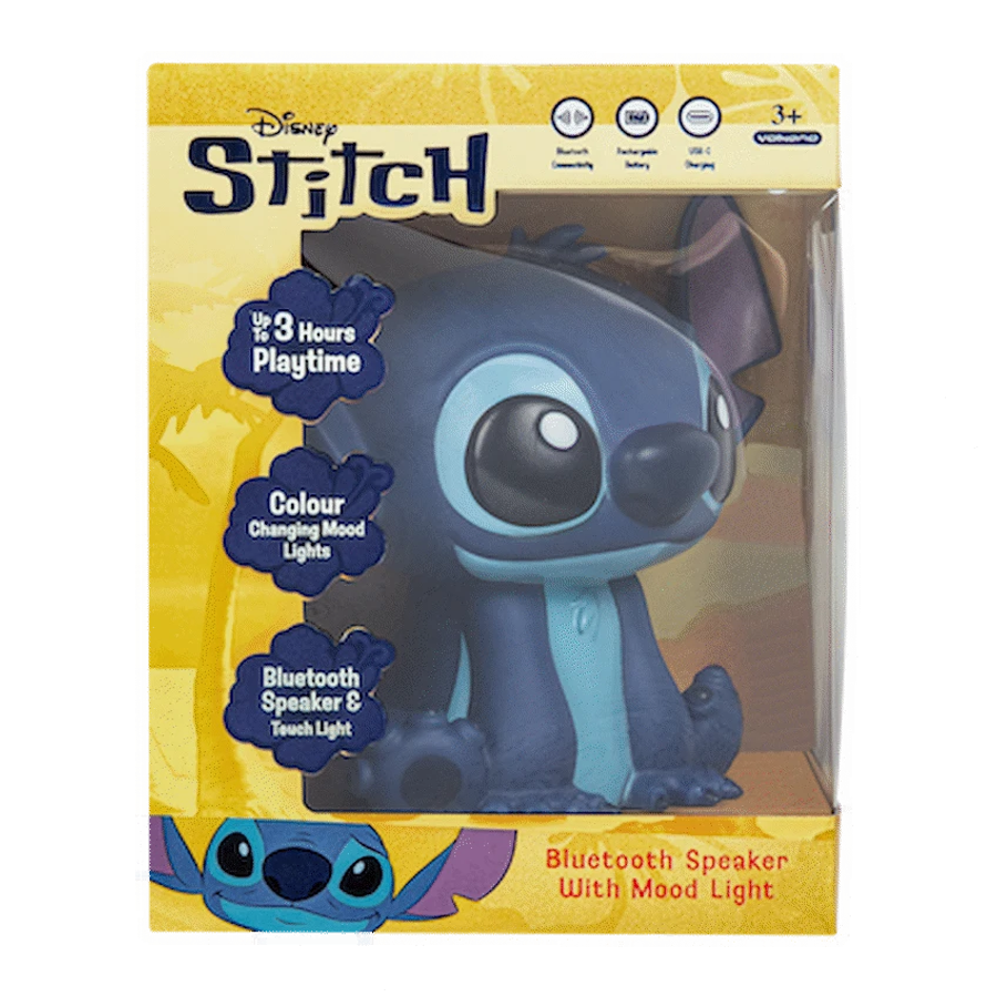 Disney Stitch Bluetooth Speaker with Mood Light