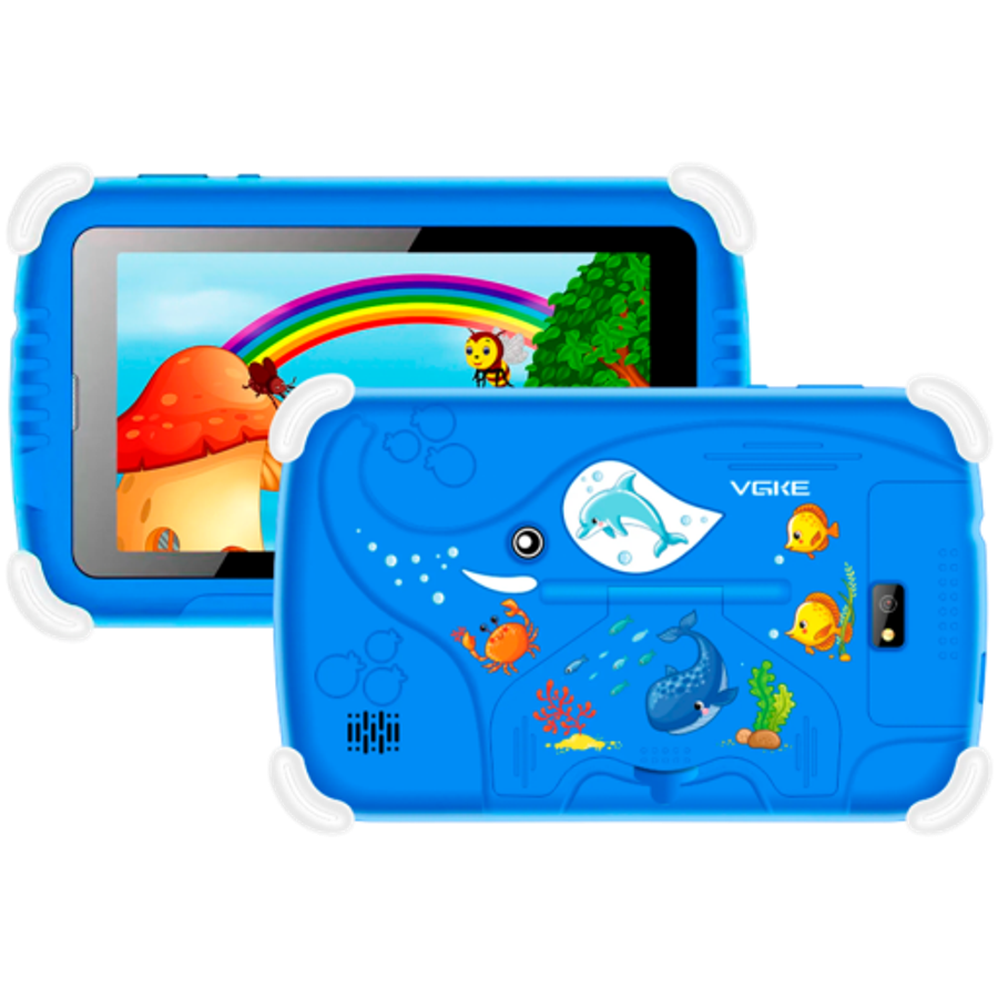 VGKE 7" IPS Kids Tablet - Mediatek MT6735 CPU, 1GB RAM, 16GB Storage, 3G + Wifi, Bluetooth 4...