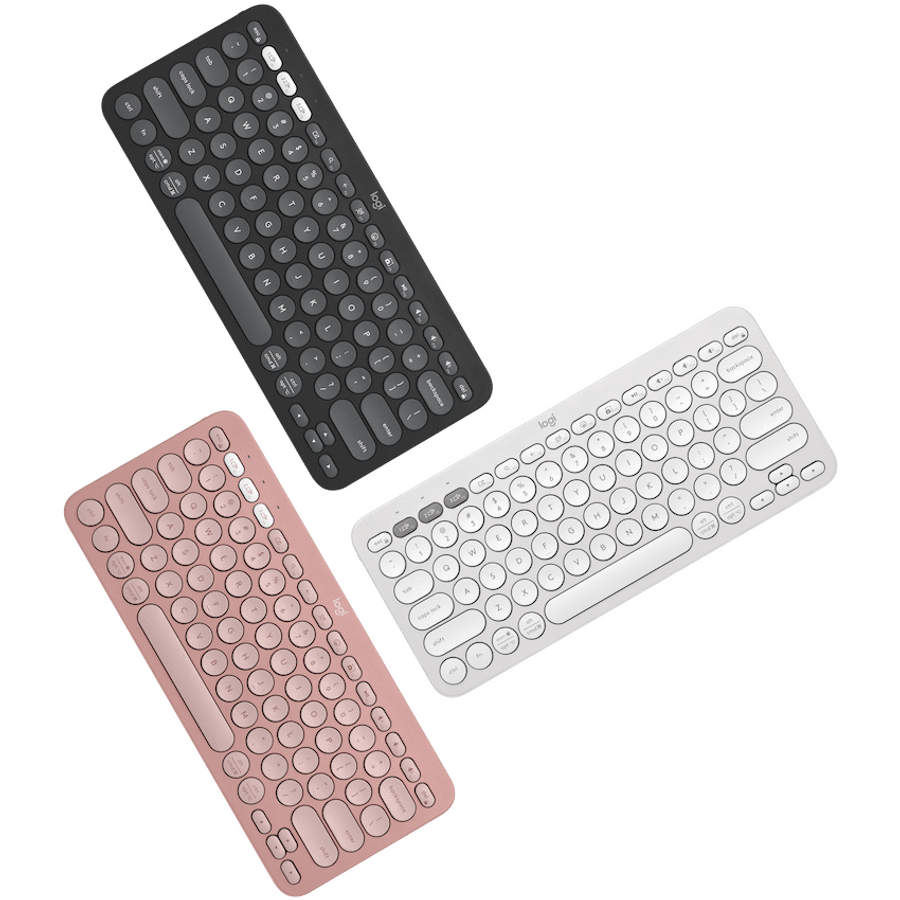 Logitech(R) Pebble Keys 2 K380s - Tonal White