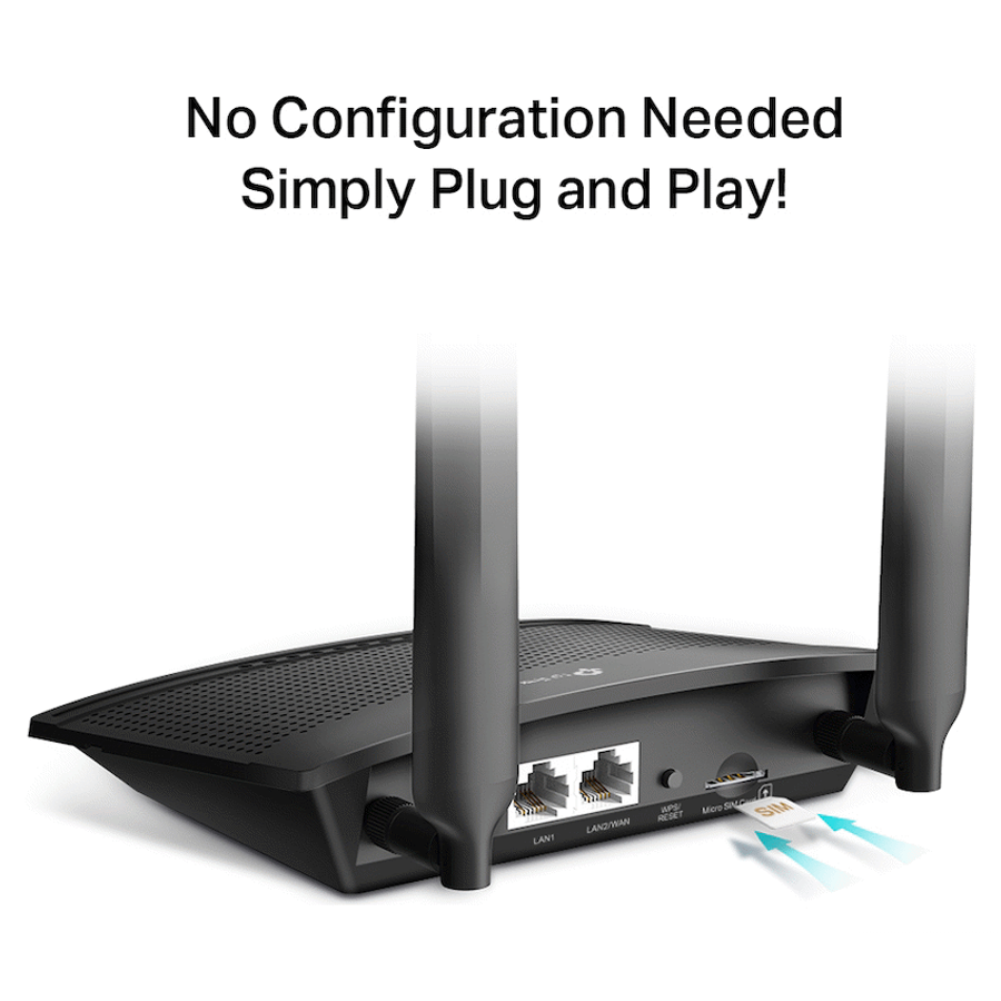 TP-Link TL-MR100 300Mbps Wireless N 4G LTE Router