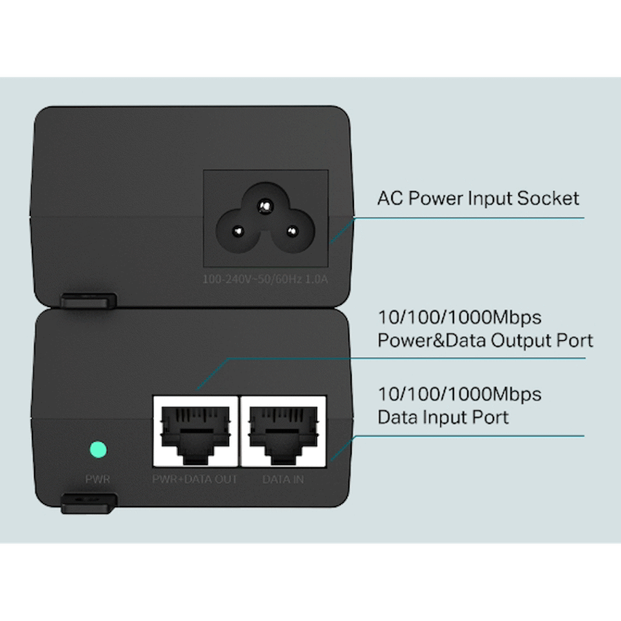 TP-Link TL-POE160S PoE+ Injector