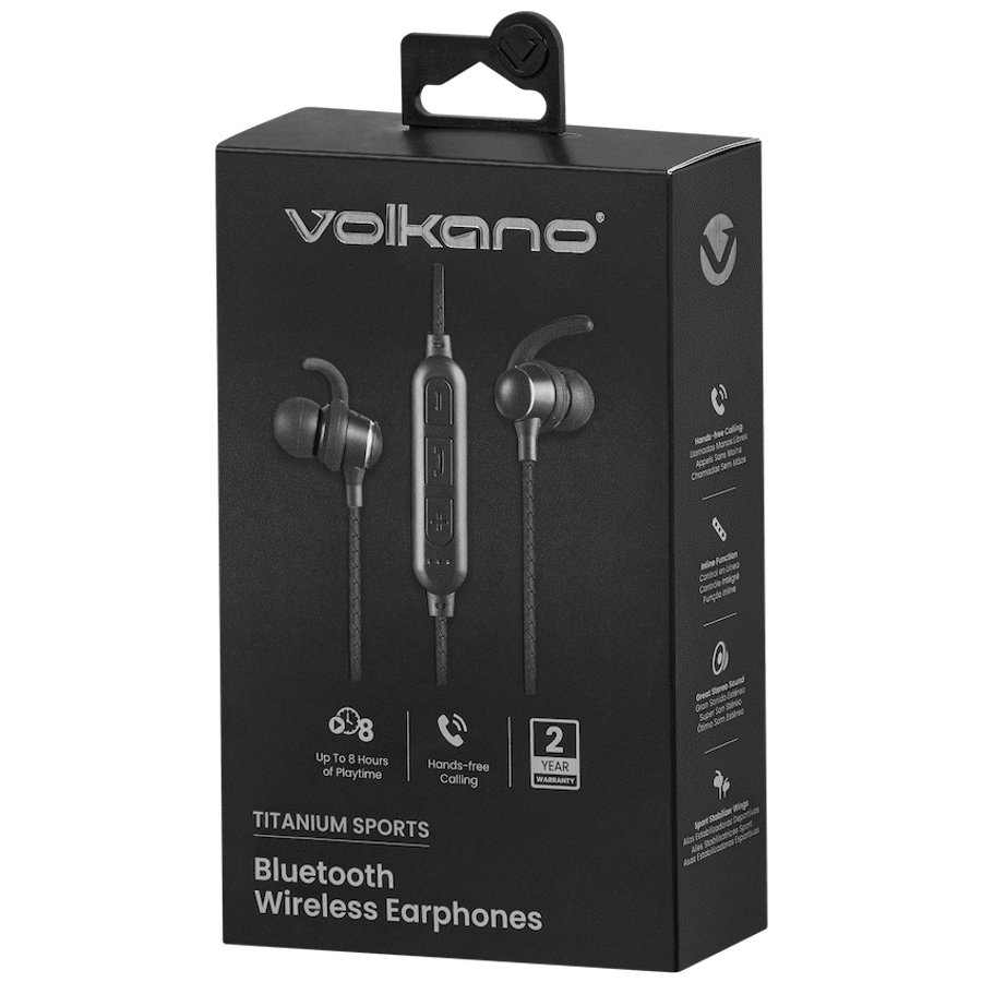 Volkano Titanium Sports Series Bluetooth Earphones