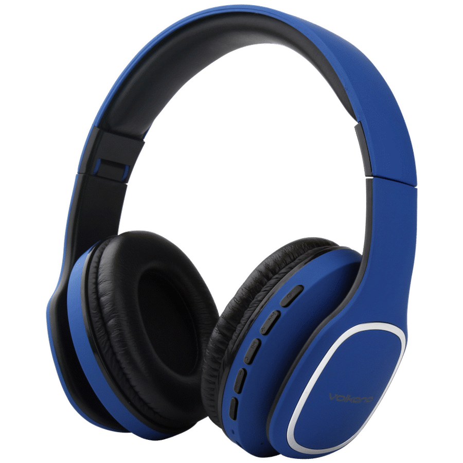 Volkano Phonic Series Bluetooth Full Size Headphones - Blue