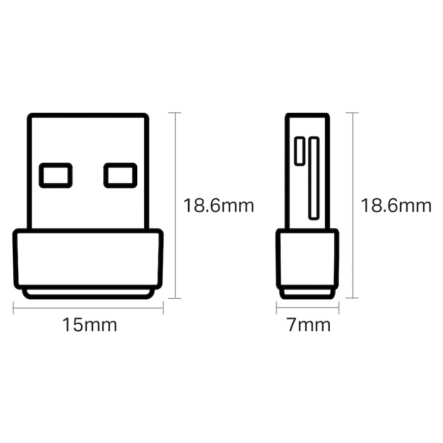 TP-Link Archer T2U Nano AC600 Wireless USB Adapter