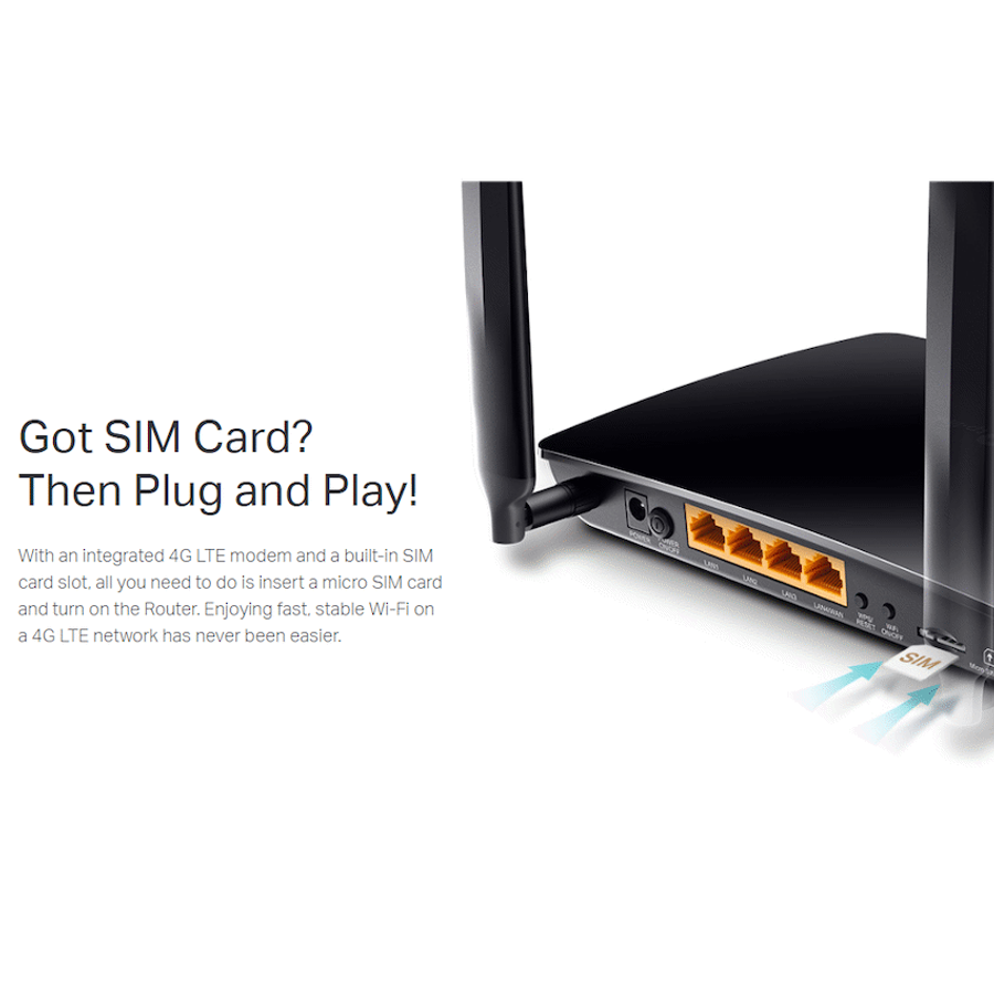 TP-Link Archer MR400 AC1200 Wireless Dual-Band 4G LTE Router