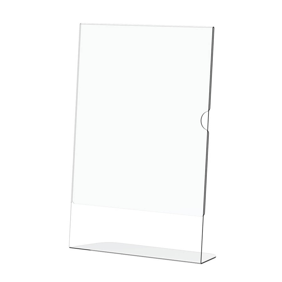 Acrylic Menu Holder - Single Sided - A5 Portrait - Box 5