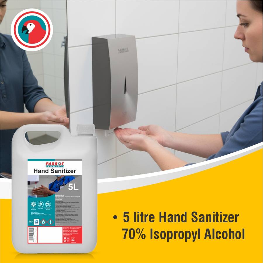 Sanitizer 70% + Isoproply Alcohol 5l