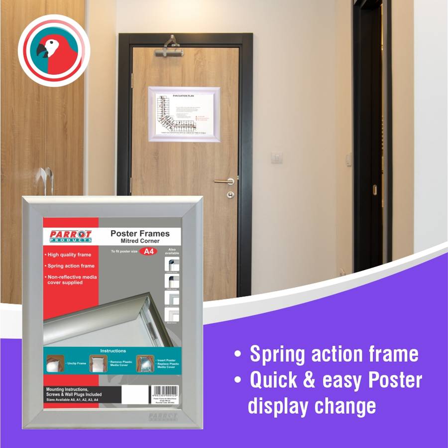 Poster Frame (A4 - 360*270mm - Single Sided - Mitred Corner)