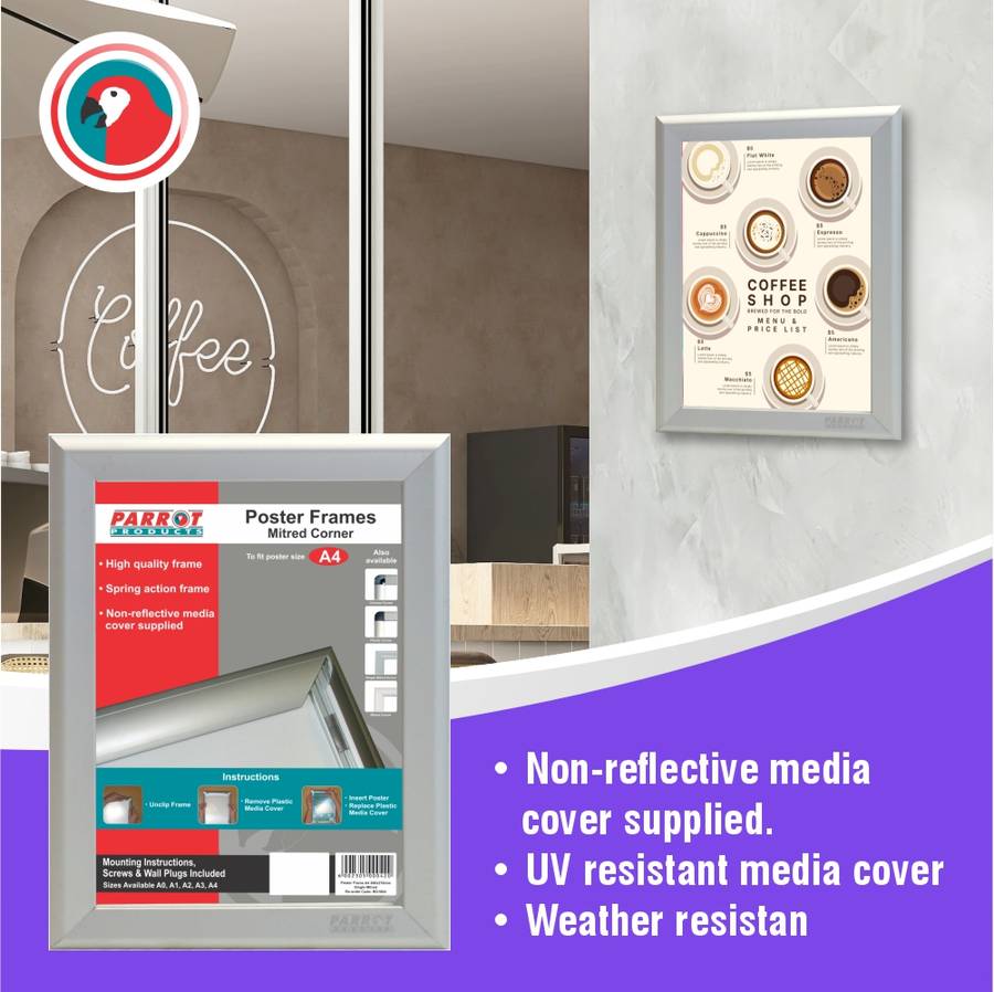 Poster Frame (A4 - 360*270mm - Single Sided - Mitred Corner)