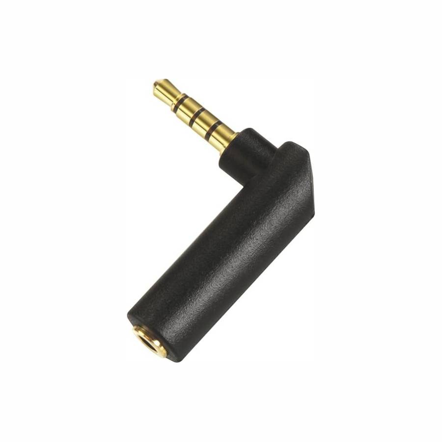 90 Degree 3.5mm Stereo Jack Adapter