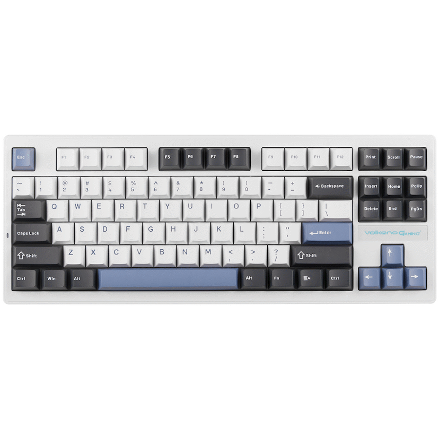 Volkano Gaming Obsidian X1 TKL Mechanical Tri-mode keyboard with Red switches
