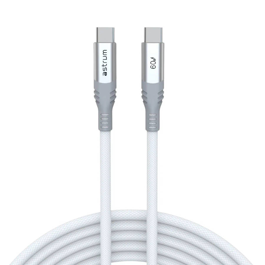 VMCC60 CABLE C-C 60W M-M 1.2M BRAID WH