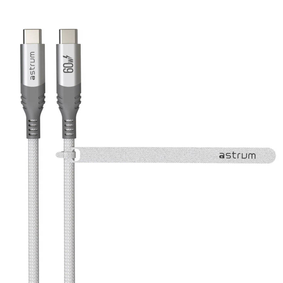 VMCC60 CABLE C-C 60W M-M 2.0M BRAID WH