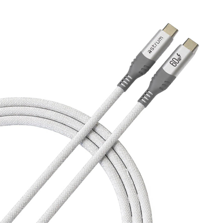 VMCC60 CABLE C-C 60W M-M 1.2M BRAID WH