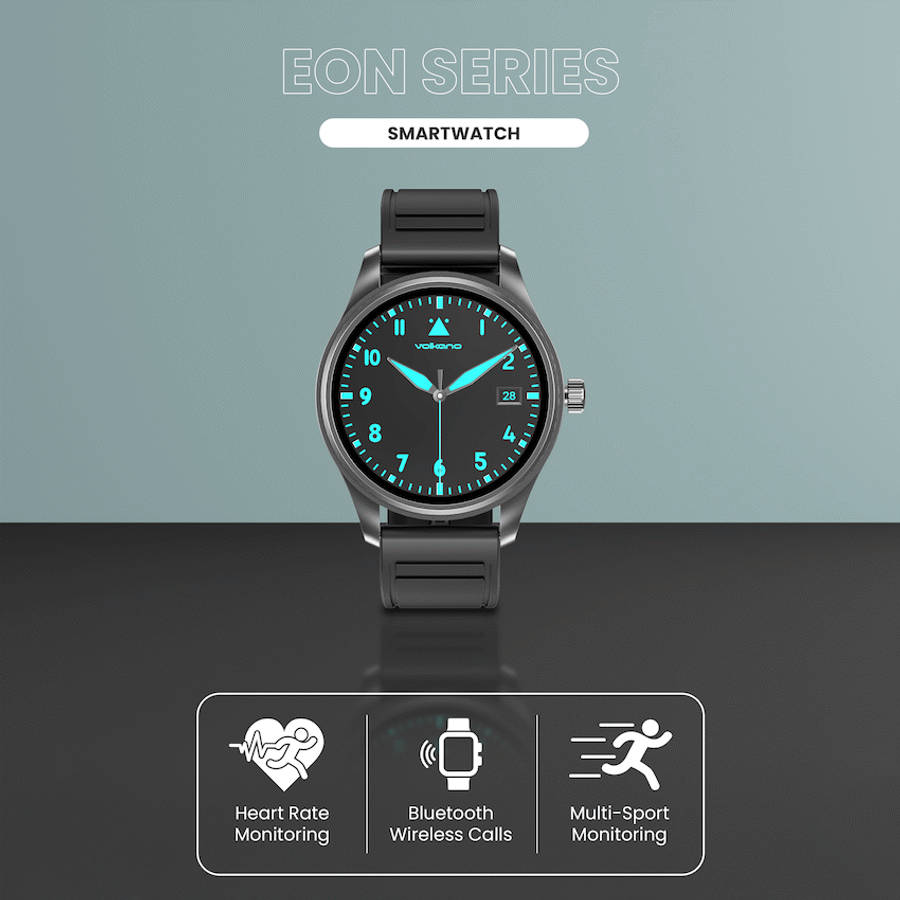 Volkano Eon Series Smartwatch - Black