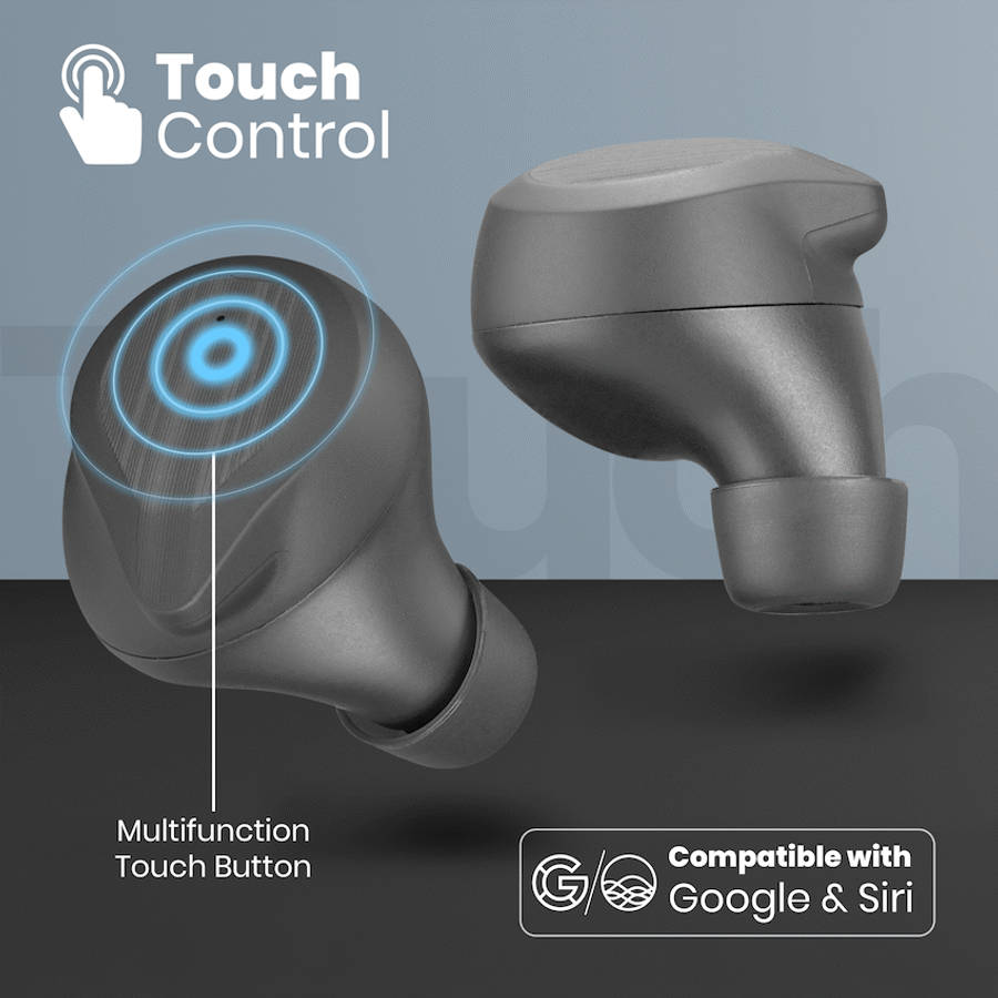 Volkano Scorpio Series True Wireless Earphones - Black