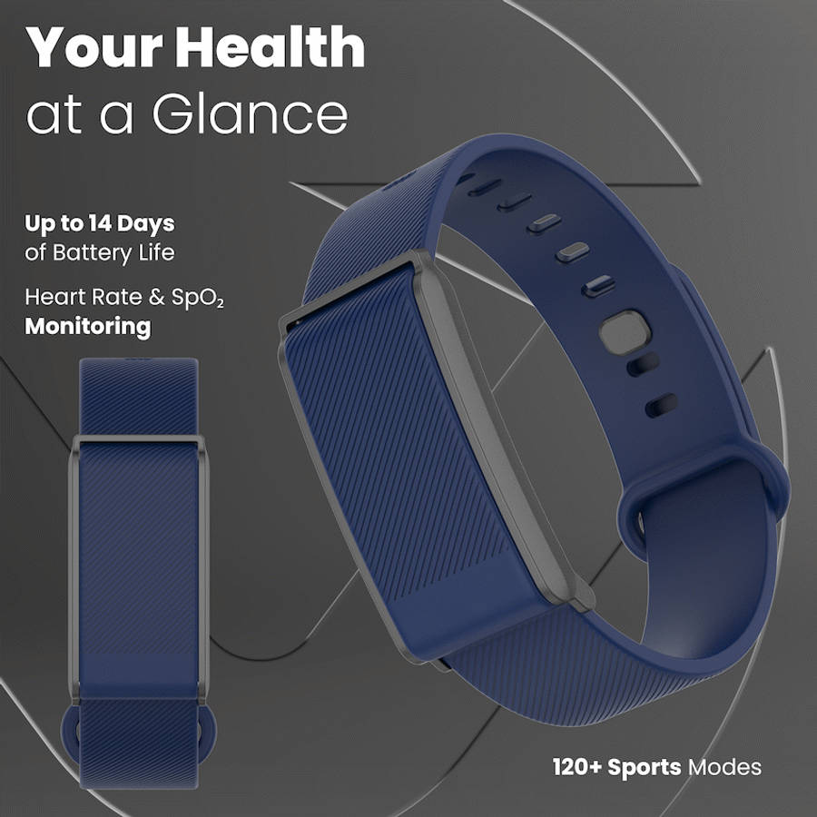 Volkano Vida Series  Smart Band -Navy