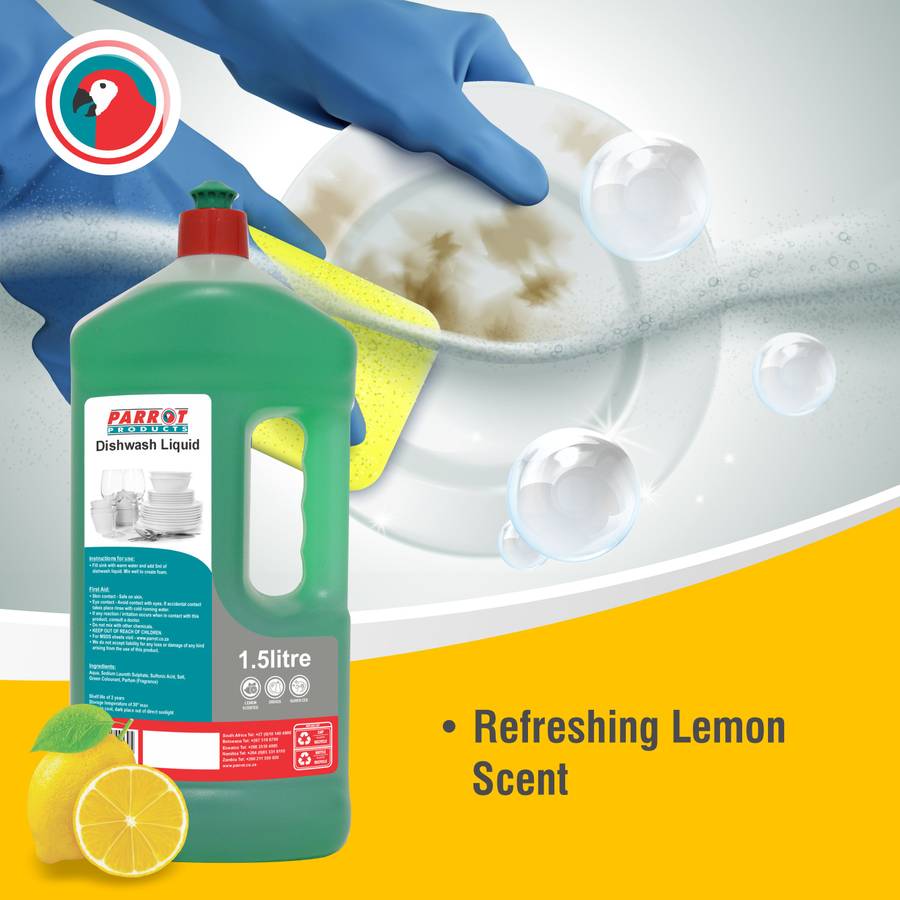 Dishwashing Liquid 1.5L  Concentrated Manual Dishwashing Detergent
