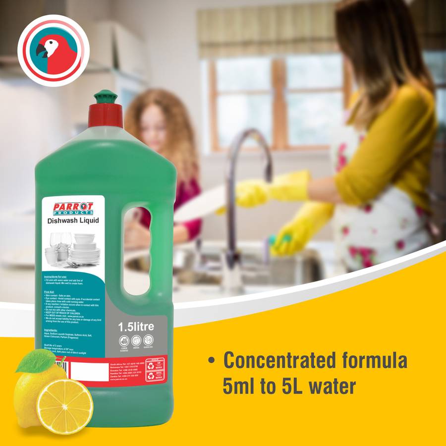 Dishwashing Liquid 1.5L  Concentrated Manual Dishwashing Detergent