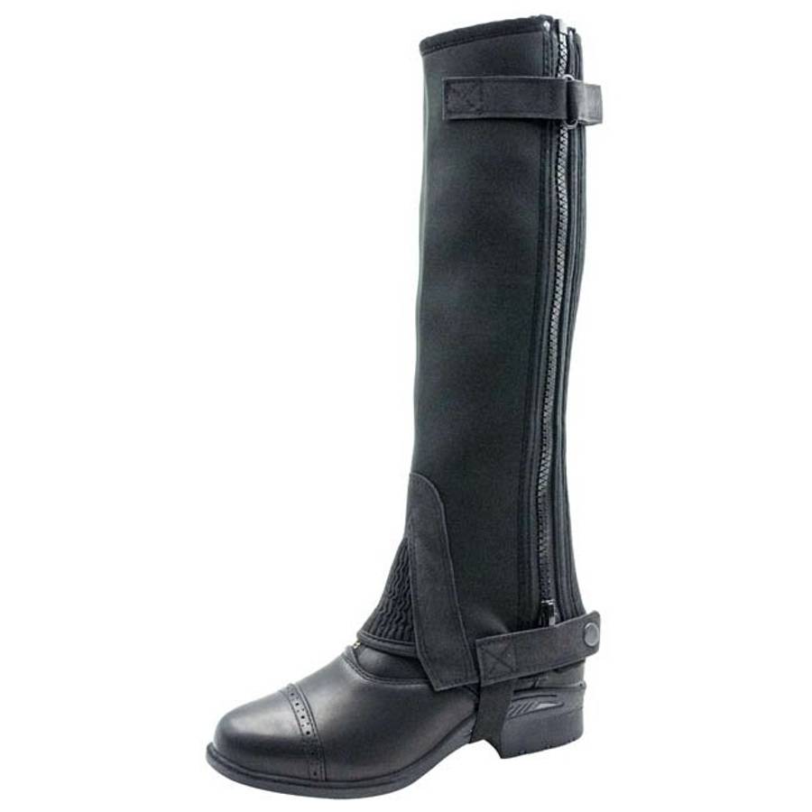 Club collexlction neoprene half chaps Large