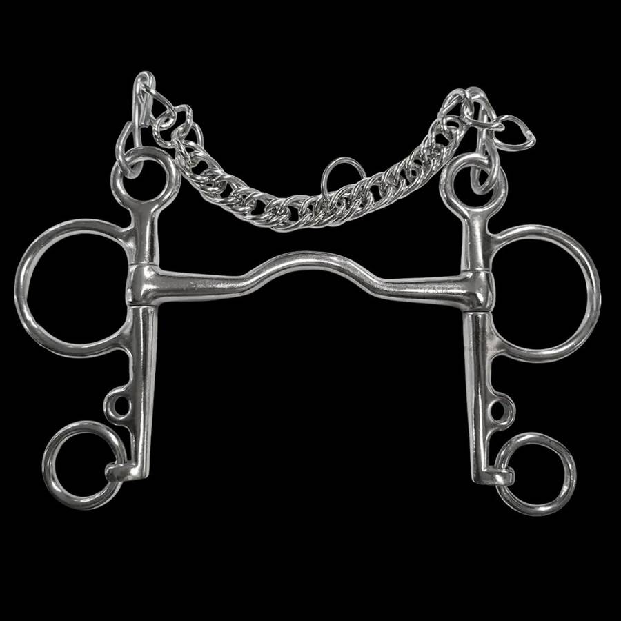 Pelham low port pit Nickel plated 12.5