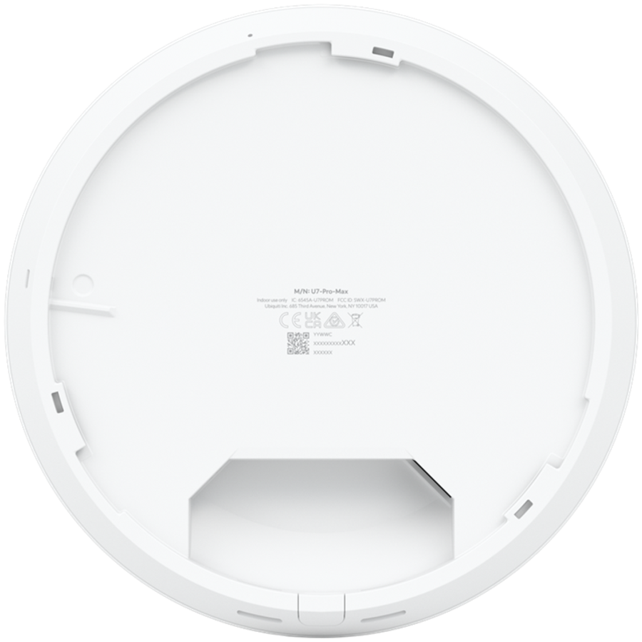 Ubiquiti U7-Pro-Max Ceiling-mounted WiFi 7 AP with 8 spatial streams, 6 GHz