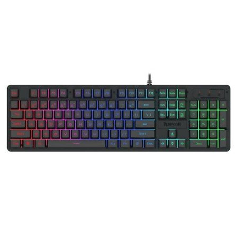 Redragon K521 Upgrade Rainbow LED 104-Key Membrane Gaming Keyboard