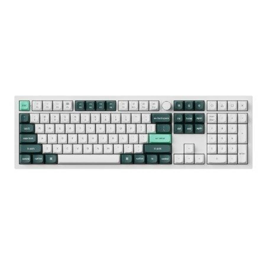 Keychron Q6 HE QMK Full-size Wireless Custom Mechanical Keyboard | Nebula Switch  Shell White