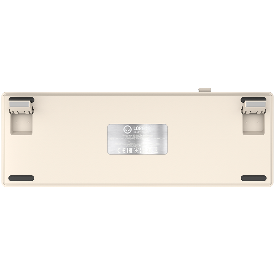 Lorgar KBP70MW Wireless 65% Mechanical Gaming Keyboard Pro - Beige