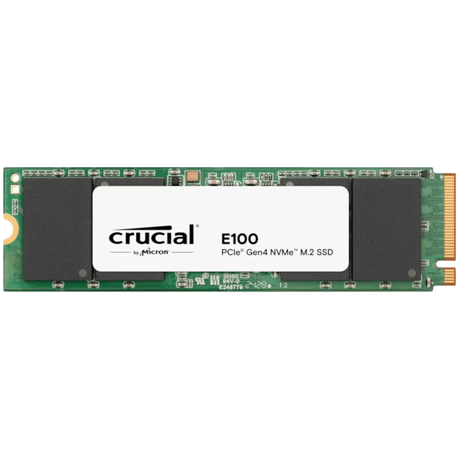 Crucial E100 480GB PCIe Gen4 2280 NVMe M.2 SSD
