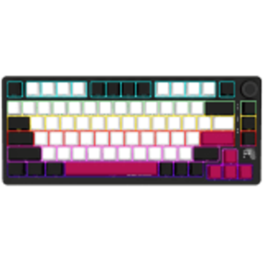 Lorgar KBP7075W Wireless 75% Mechanical Gaming Keyboard Pro - Black/Red